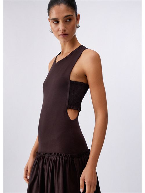 Dress woman brown LIU JO | WA6466MS55N/91109